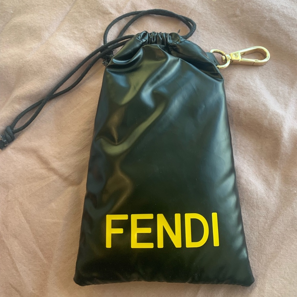 COPY - Fendi glasses case black and gold  dimensions 5/8 inch 12/20 cm